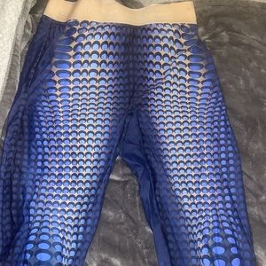 Marine Serre Blue Moonfish Leggings